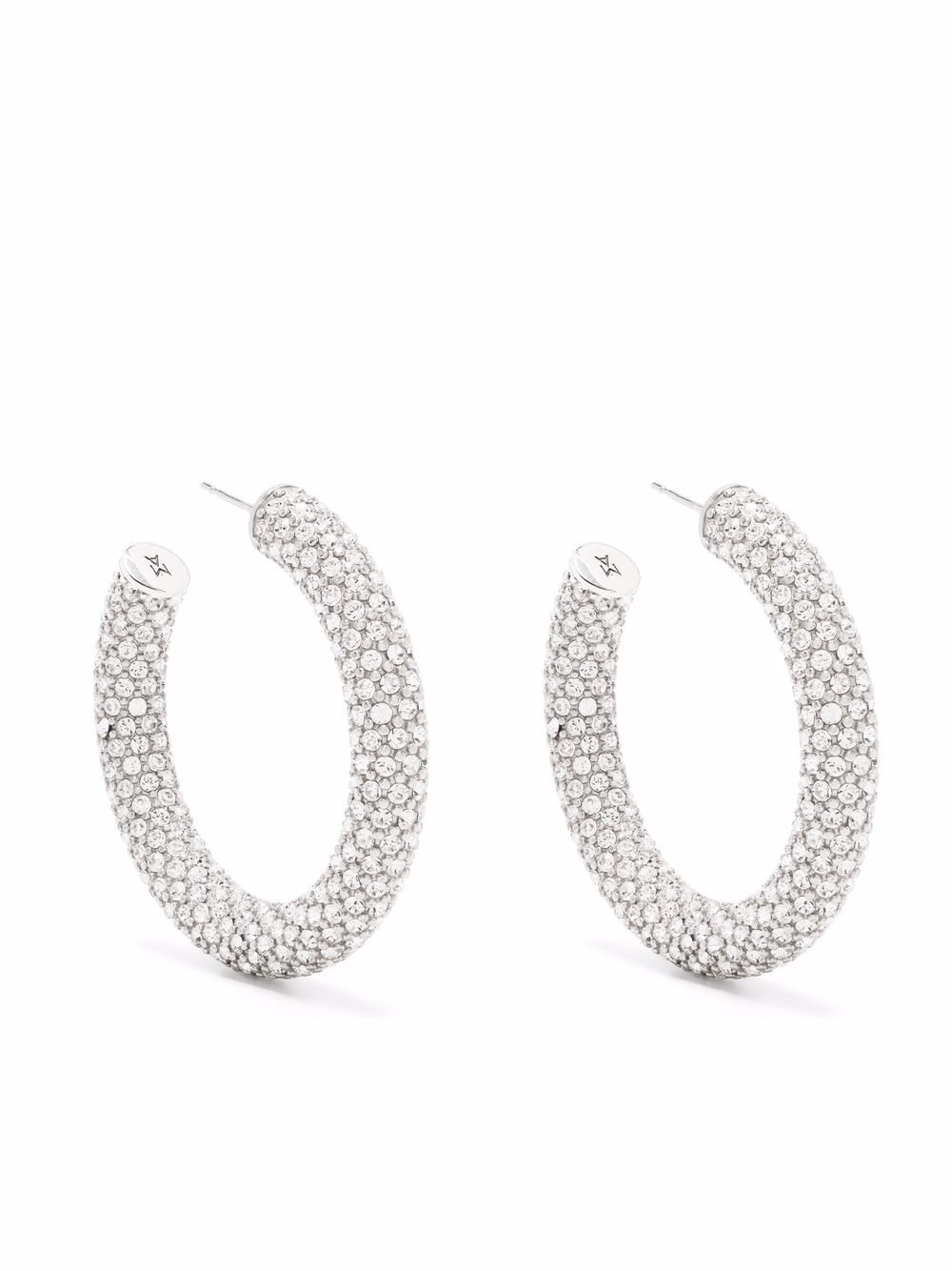 Amina Muaddi Cameron crystal-embellished hoops