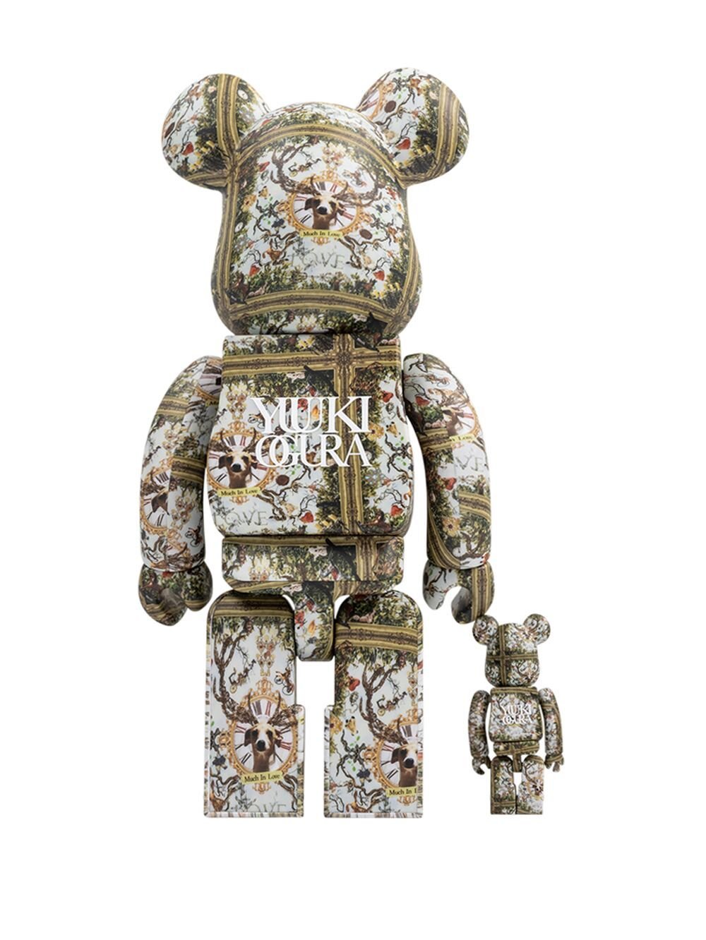 MEDICOM TOY x Yuki Ogura Much In Love BE@RBRICK 100% and 400% figure set