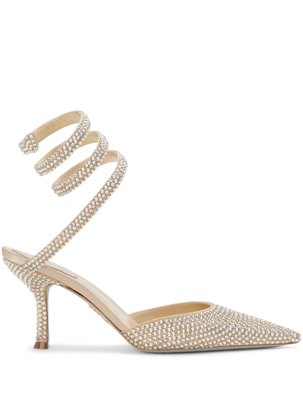 René Caovilla Cleo crystal-embellishment pumps